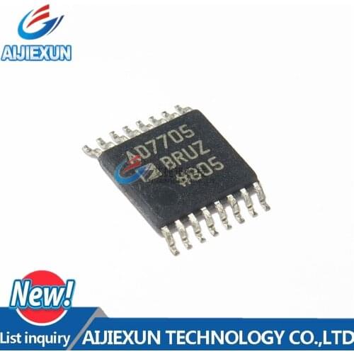 1Pcs AD7705BRUZ SOP16 3V/5V, 1 mW, 2-Channel Differential, 16-Bit Sigma-Delta ADC New and original
