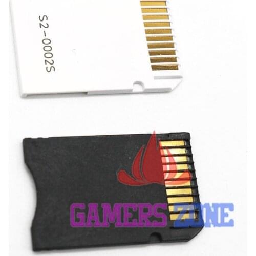 10PCS SD TF to Memory Stick MS Pro Duo For PSP 1000 2000 3000 Card Dual 2 Slot Adapter Converter