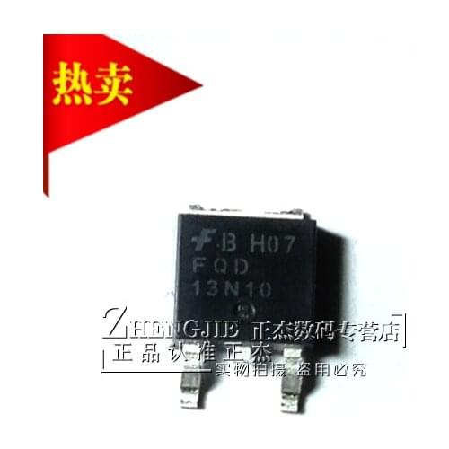 100% New&Original FQD13N10 SOT252 100V 10A