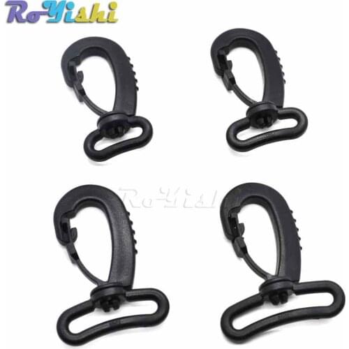1000pcs/pack Plastic Swivel Snap Hooks for Bag Belts Straps Keychain Clasp Backpack Accessories