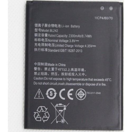 5pcs/lot BL 242 Battery BL242 For Lenovo K3 K30-W K30-T A6000 A3860 A3580 A3900 A6010 A6010 Plus 3.8V 2300mAh Mobile extended