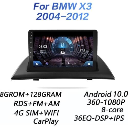 4GRAM+64GROM 2din Car Radio multimedia video player For BMW X3 E83 2004 - 2012 Car Radio GPS carplay BT WIFI