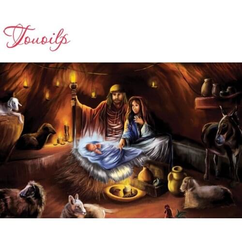 100% Full 5D Diy Daimond Painting Jesus birthday 3D 5d Diamond Painting Round/Square Rhinestones Diamant Painting Embroidery