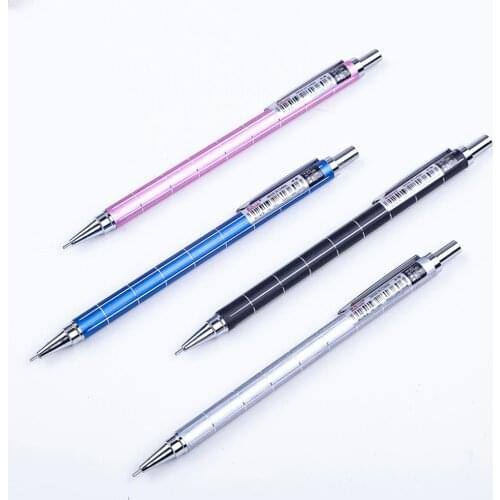 1pcs high quality automatic pencil 0.5mm 0.7mm metal writing automatic mechanical pencil school office supplies