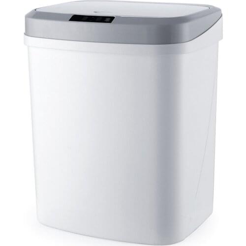 Automatic Intelligent Trash Can Bathroom Rectangular Sensory Bucket Garbage Waste Bin Sensor Home Living Touch Rubbish Storage