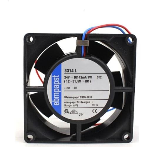 8314L 8032 24V 1W 8CM silent axial fan cooling fan 6months Warranty