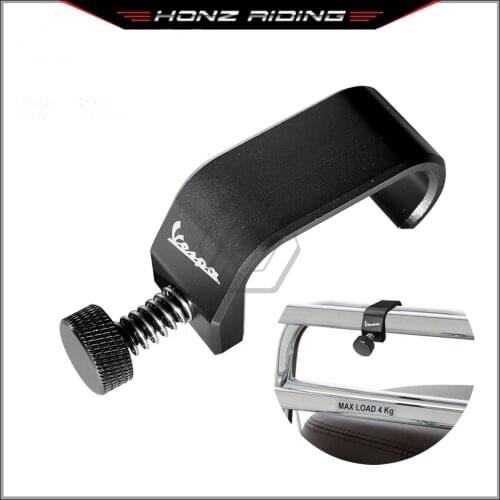 For Vespa Scooter GTS LX LXV Sprint Primavera 50 125 250 300 Motorcycle Rack Lock Hook Frame Crotchet Grips
