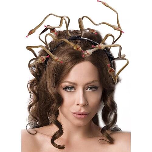 Halloween Carnival stage prop headdress Medusa snake Cosplay Hairband