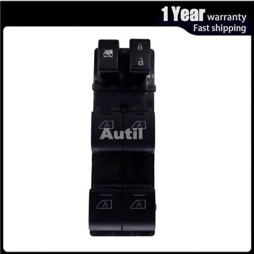 25401-JK42E 25401-9N00D Power Window Master Switch Lift Button for Infiniti G25 G35 G37 Q40 QX56 Replacement Car Accessories