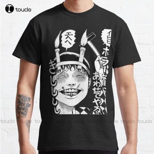 New Tomie Junji Ito Hiii Apan Anime Manga Kawaii Otaku Lovers Classic T-Shirt Cotton Tee Shirt S-5Xl