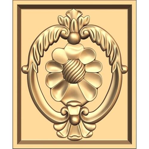 New decor flower 3d STL Model for CNC Router Engraver Carving Machine Relief Artcam Aspire decor painting CNC files