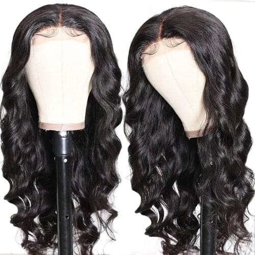 Loose Wave Wig Lace Front Human Hair Wigs Brazilian Human Hair Wigs Remy Lace Frontal Wig Pre-Plucked Closure Wig for Women