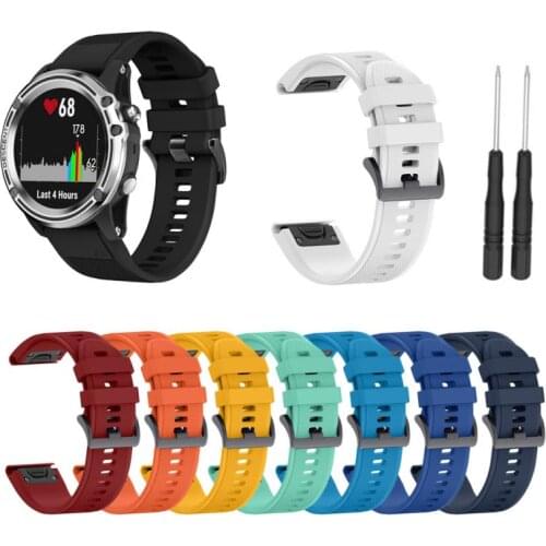 New Silicone Watchband Strap For Garmin Fenix 5 /5Plus Band Smart Bracelet 22mm Quick Release Wristband Sports Bracelet