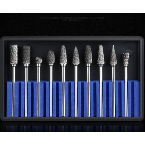 6mm X 2.35 mm 3mm Shank Tungsten Carbide Rotary BurS Die Grinder for Jewelry Polishing rotary tools