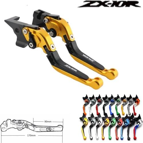 For KAWASAKI ZX10R 2016 2017 2018 Motorcycle Accessories Brake Clutch Levers Adjustable Folding Extendable Lever ZX 10R RR / KRT