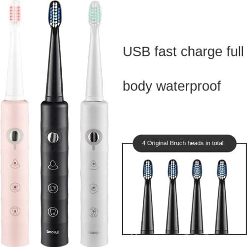 USB Fast Charging, 6-Speed Adjustment Mode, 7-Level Waterproof Design, Sonic Electric Toothbrush