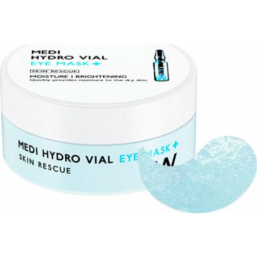 WONJIN Medi Hydro Vial Eye Mask 60pcs Hyaluronic Acid Eye Mask Collagen Anti Wrinkle Eye Care Dark Circles Remove Korea Cosmetic