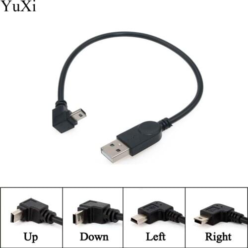 YuXi USB 2.0 A male to USB B male B type BM up and down left and right corner printer scanner 90 degree cable BM angle cable