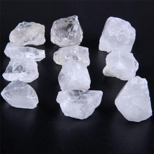 260g Rough Gems Raw Clear Quartz Large size Mineral Rocks Crystals Collectable
