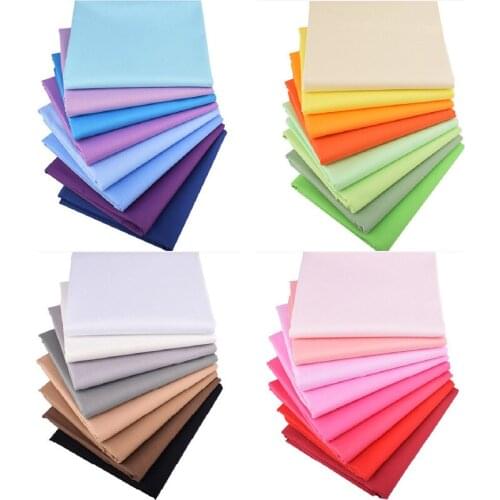 32 Solid Color Series,Printed Twill Cotton Fabric,Patchwork Cloth,DIY Sewing&Quilting Material For Baby&Childs Material
