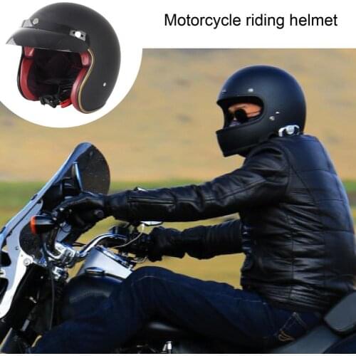 85% Hot Sales!!! Scooter Helmets Open Face Suede Lining Retro Motorcycle Printing Ball Helmet for Man/Women