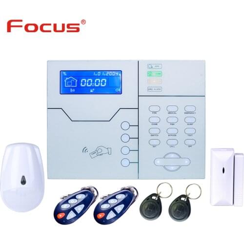 433Mhz or 868Mhz French Voice Prompt TCP Ip Alarm GSM Smart Aome Alarm system With WebIE and App Control