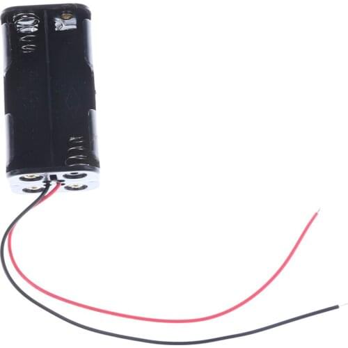 Case 4 x AA JST Connector Battery Insert Compartment for 1/8 1/10 1/16 RC Hobby Model Nitro Car Receiver Battery Pack Box