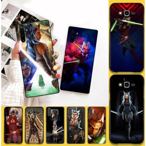 YJZFDYRM movie Ahsoka Tano Sweet DIY phone Case cover Shell For Samsung Note 7 8 9 10 Lite Plus Galaxy J7 J8 J6 Plus 2018 Prime