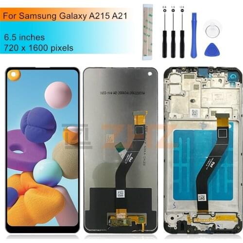 For Samsung Galaxy A21 display LCD touch screen digitizer Assembly for Samsung A215 A215U lcd replacement Repair Parts 6.5"
