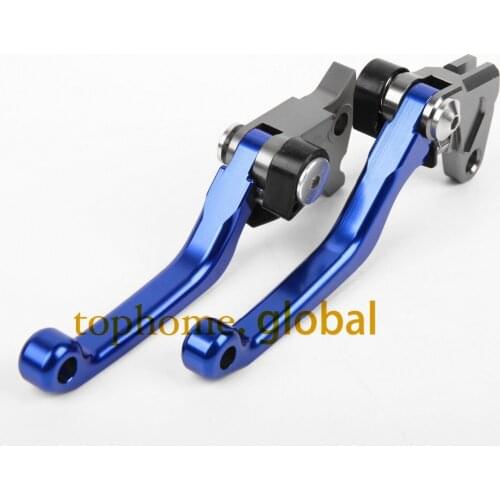 For Yamaha TTR250 1993-2013 one pair CNC Pivot Dirtbike Brake Clutch Levers Blue 1994 1995 1996 1997 1998 1999 2000 2001