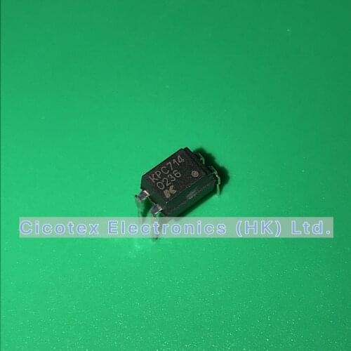 10pcs/lot KPC714 DIP-4 K PC714 Photocoupler These Photocouplers consist of two Gallium Arsenide Infrared Emitting KPC-714