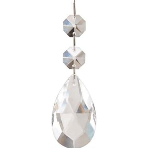 1pcs 12cm Circle Drop Acrylic Crystal Beads Garland Chandelier Hanging Diamond Curtain Trees Party Wedding Decoration