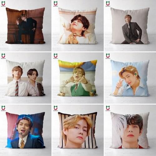 Kpop Cushion Kpop Pillowcase Version V02 Cushion Cover Square Poszewka 40x40CM 45x45CM