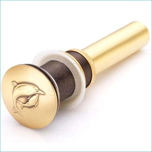 Copper Pop Up Drainer,Brass Pop Up Waste,Antique basin drain,Used in Ceramic Basin With Overflow Hole,J14074