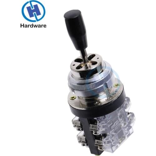 AC 380V 15A 4 Position 8 Terminals Latching Joystick Lever Switch HKA1-41