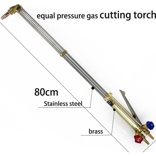 80cm length equal pressure cutting torch high power flame oxygen cutting gun