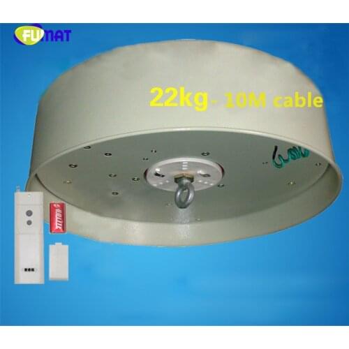 FUMAT Light Lifter 22KG 10M Remote Control Hoist Pendant Lamp Lifter High Bay Light Rated Load 22kgs 110-130V 220-240V