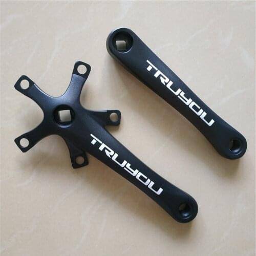 Road Bike Crank 110 BCD 5 Blots Square Hole Aluminum Alloy Crankset Length 170mm Folding Bicycle Parts BMX Arms