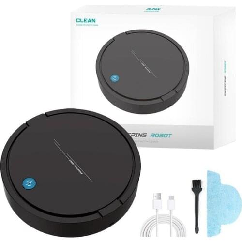 Smart Robot Vacuum Cleaner USB Rechargeable Automatic Sweeping Mopping Robotic Vacuum Cleaner Machine