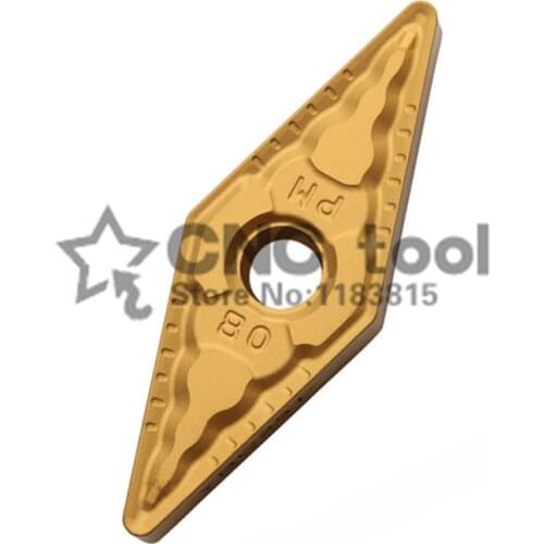 10PCS VNMG160408-PM TC25 100% Original High Quality Carbide Inserts For Steel Machining Turning Tool CNC Lathe Tools