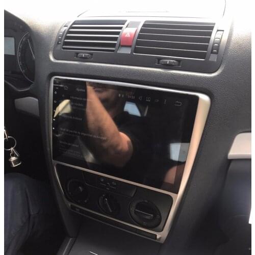 Navirider Android 10 CAR Radio player for Skoda Octavia AT 2010-2014 car gps Head unit Multimedia support camera and steering