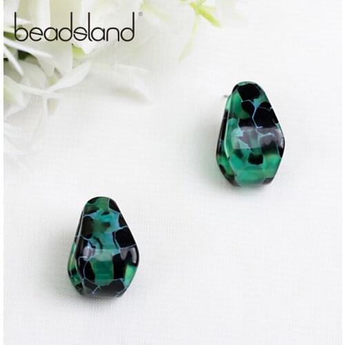Beadsland Acetic Acrylic Drop Earrings Curved Triangle Design Fashion Punk Women Girls Dancing Party Christmas Gift 39950