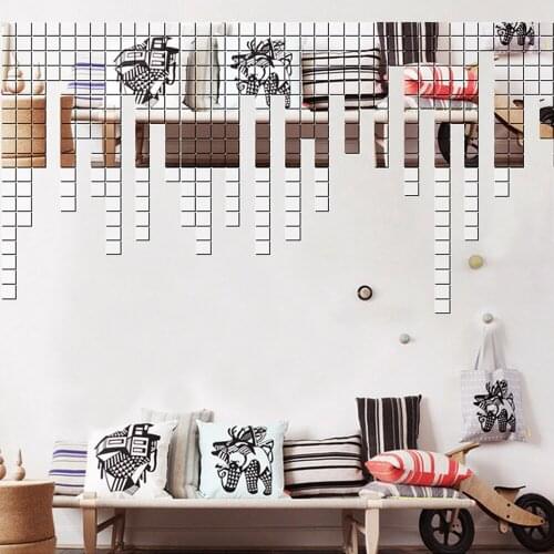 DECDEAL Mirror Wall Stickers