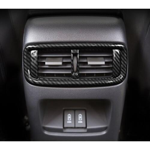 For Honda CRV CR-V 2017 2018 2019 Rear air supply decorative frame Rear air conditioning air outlet decorative bright interior d