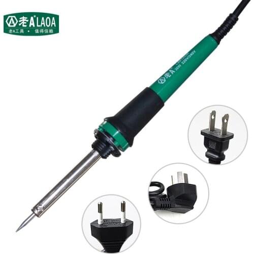 Laoa Electric Soldering Iron Welding Table Heating Pen With Protective Cover PC Mobile Phone With EU Plug