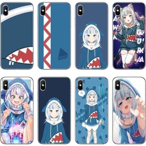 Hololive Gawr Gura Accessories Phone Case For Samsung Galaxy M30 J8 J7 J5 Pro J6 J4 Prime A6 A8 A9 Plus J3 2018 2017
