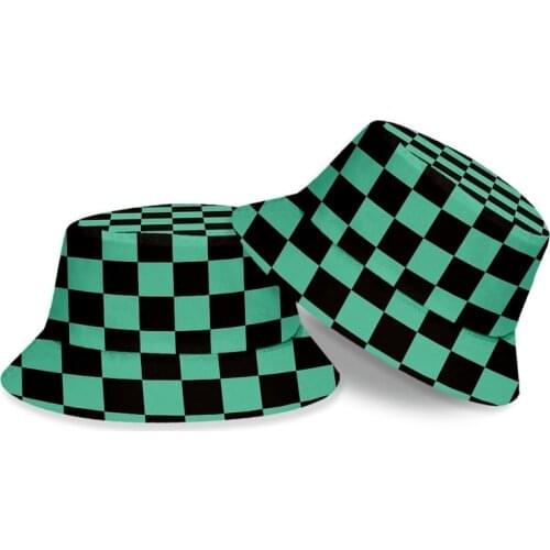 Anime Demon Slayer Kimetsu No Yaiba Cosplay Sunscreen Fisherman Hat Summer Outdoor Sunscreen Sun Hat Men Women Couple 2021 Ashes