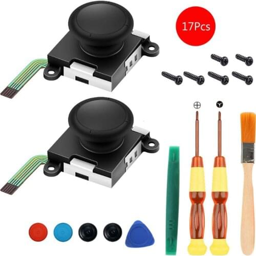 Two Pack Analog 3D Joy con Joystick Replacement for Nintendo Switch,joycon Switch joysticks compatiable with Left joycon Right