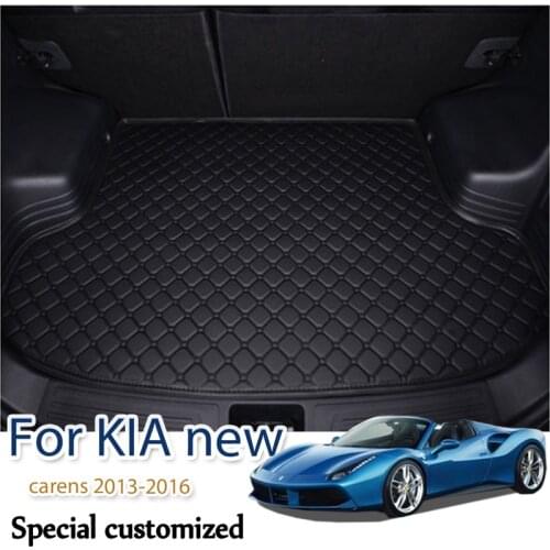 Custom Car trunk mat for KIA new carens five seat 2013 2014 2015 2016 cargo liner carpet interior accessories cover