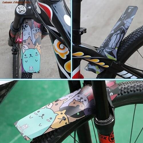 New Carbon Fiber Bicycle Mudguard Fenders Front/Rear Tire Wheel Universal Bike